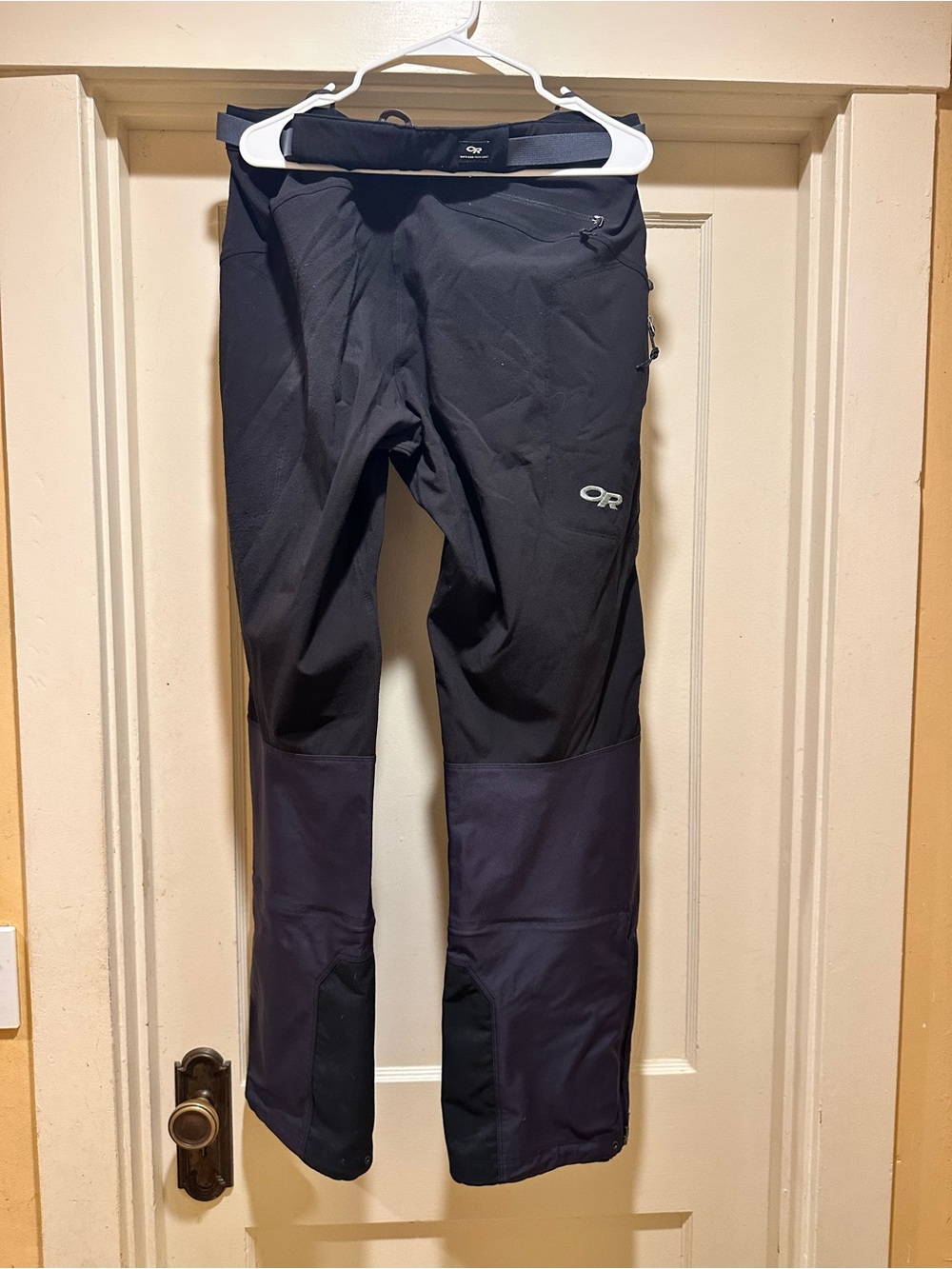 Outdoor Research Men's Black Softshell pants size Large
